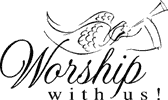 Worship with us graphic